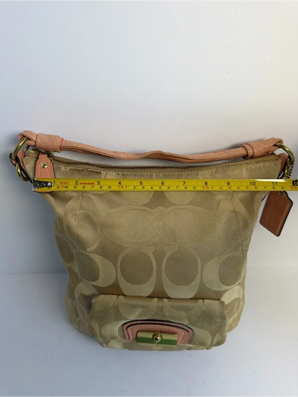 Coach Y2K Kristin Signature Sateen Hobo Bag